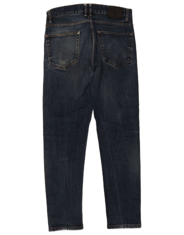 Zara Mens Slim Jeans EU42 Large W32 L28 Navy Blue