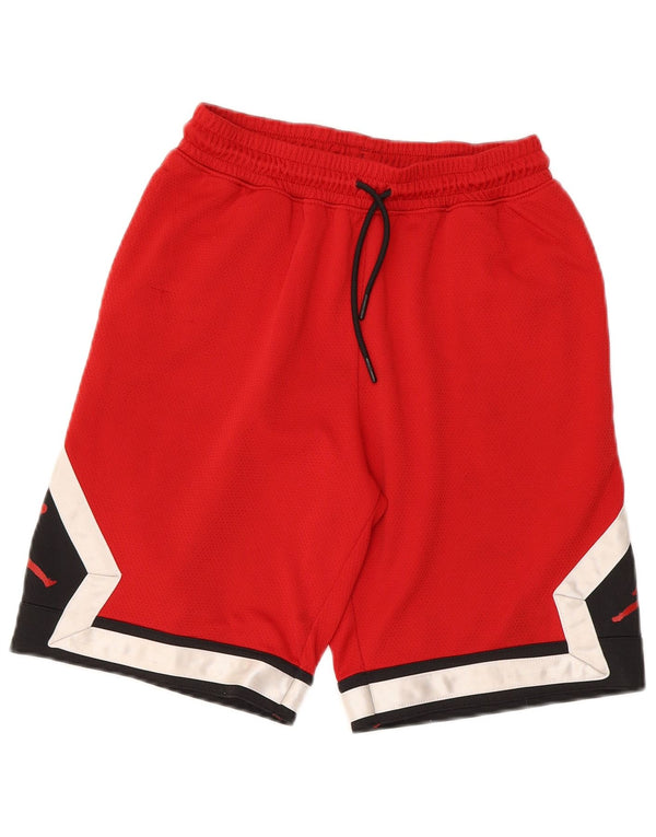 Jordan Boys Sport Shorts 12-13 Years  Red Colourblock Polyester