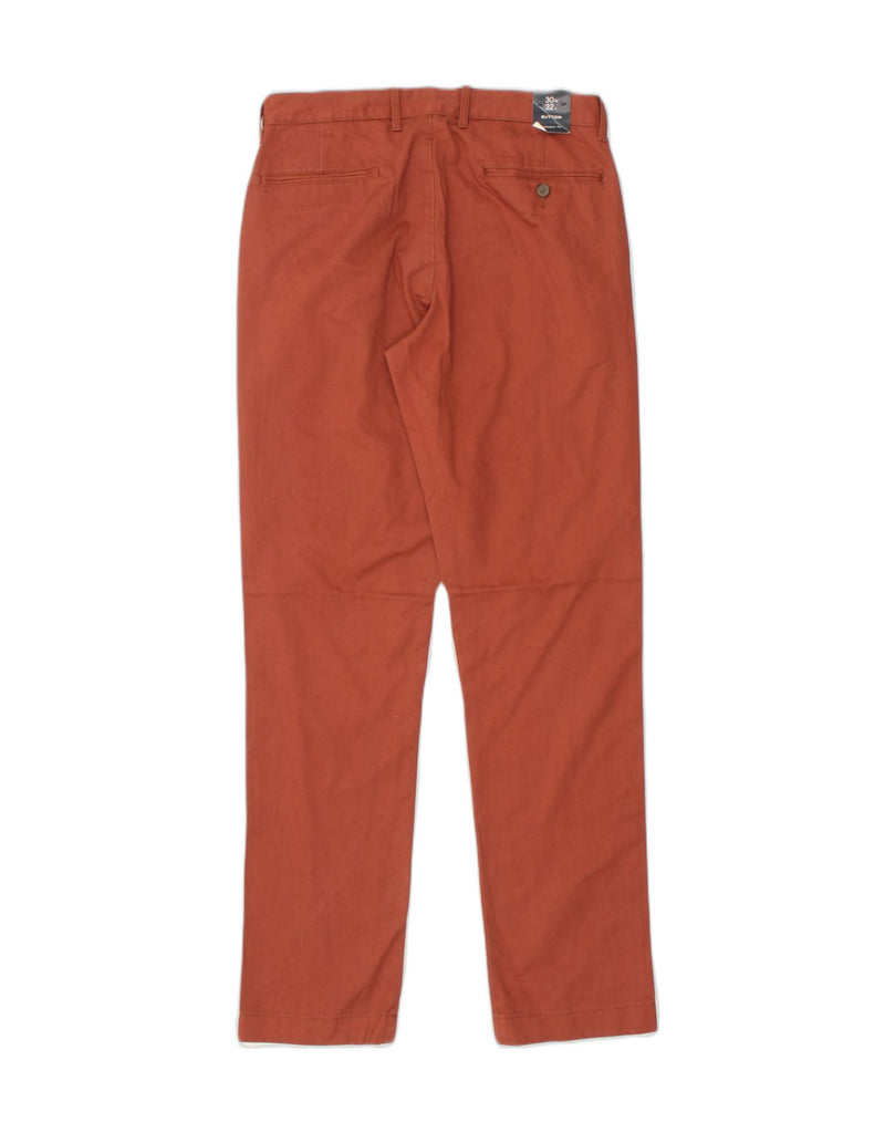 J. CREW Mens The Sutton Straight Chino Trousers W30 L32  Brown Cotton | Vintage J. Crew | Thrift | Second-Hand J. Crew | Used Clothing | Messina Hembry 