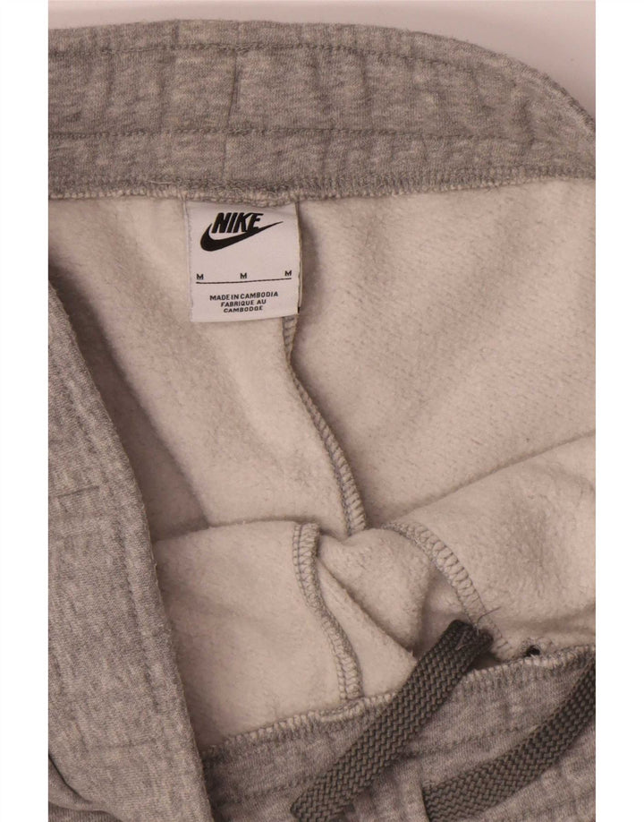 Nike Mens Graphic Tracksuit Trousers Joggers Medium Grey Colourblock Cotton