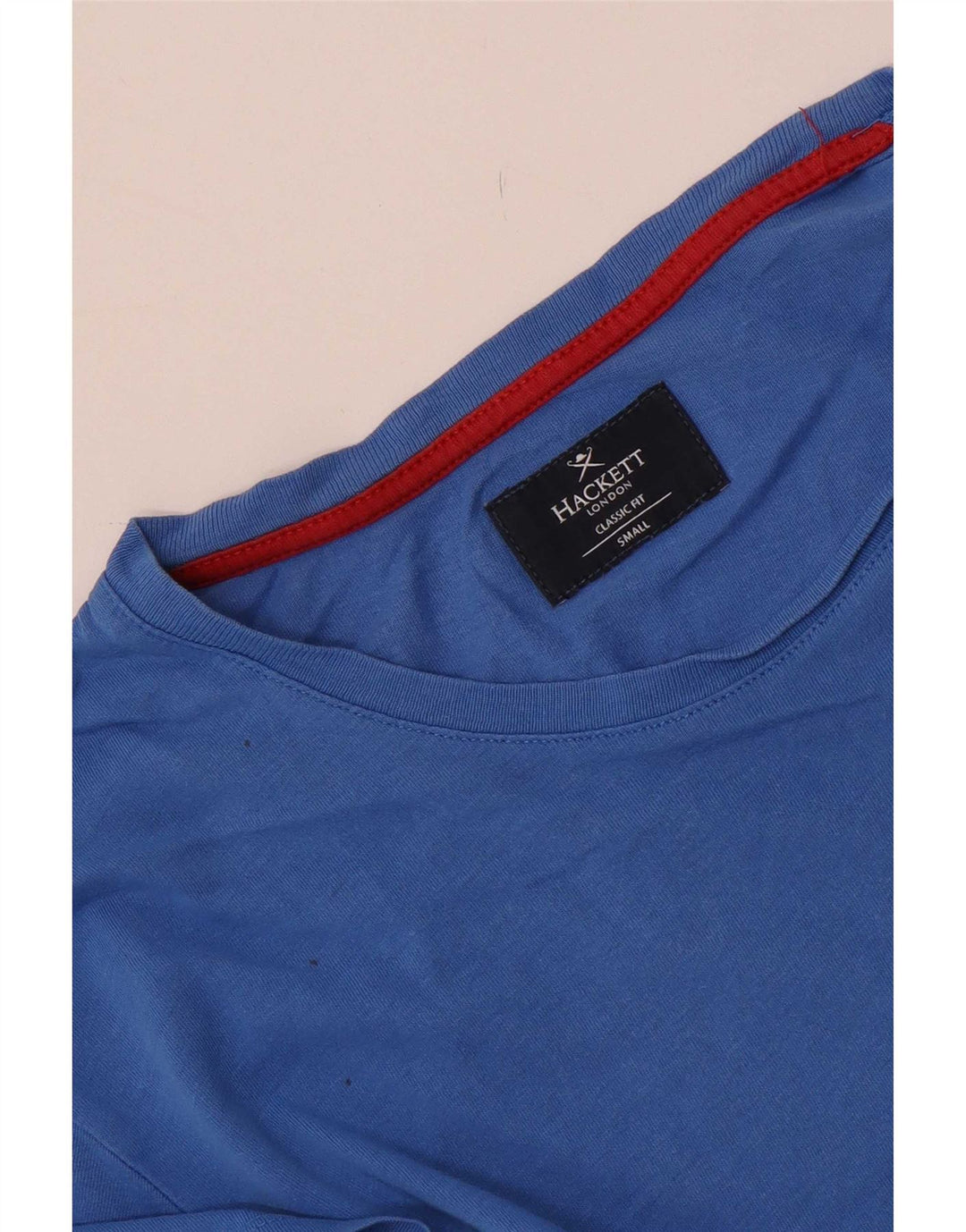 Hackett Mens Classic Fit T-Shirt Top Small Blue