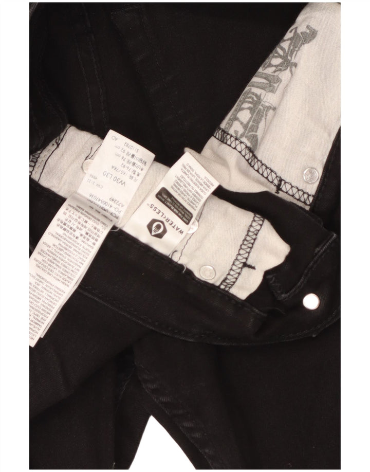 Levi's Mens 511 Slim Jeans W30 L30 Black Cotton