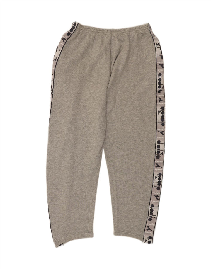 DIADORA Mens Graphic Tracksuit Trousers XL  Grey Cotton Vintage Diadora and Second-Hand Diadora from Messina Hembry 