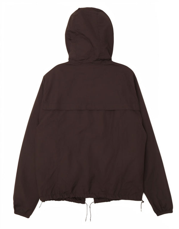 Billabong Mens Hooded Rain Jacket UK 40 Large Black Polyester