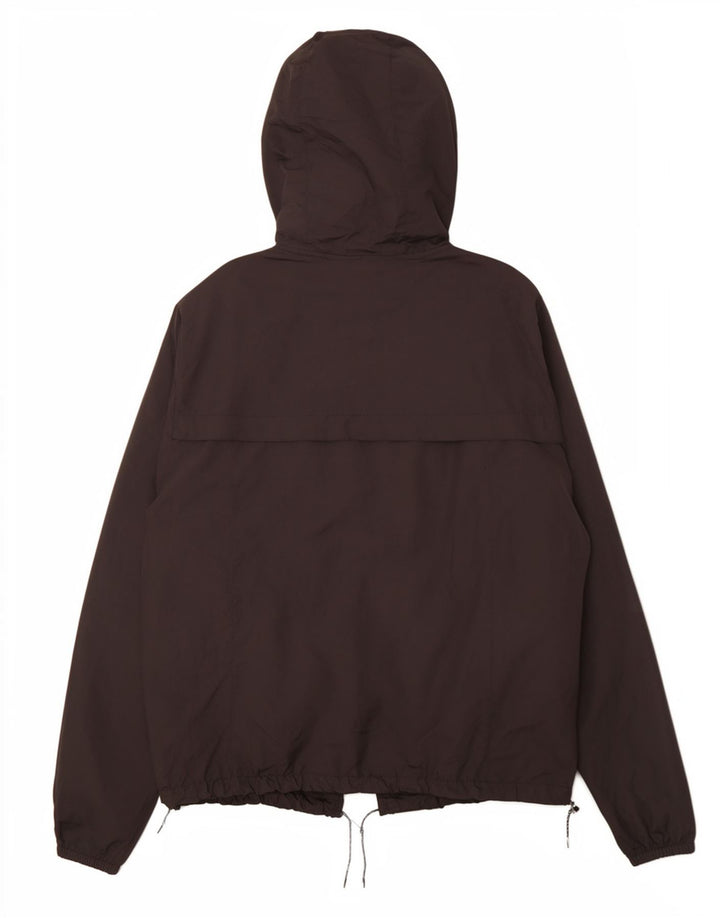 Billabong Mens Hooded Rain Jacket UK 40 Large Black Polyester