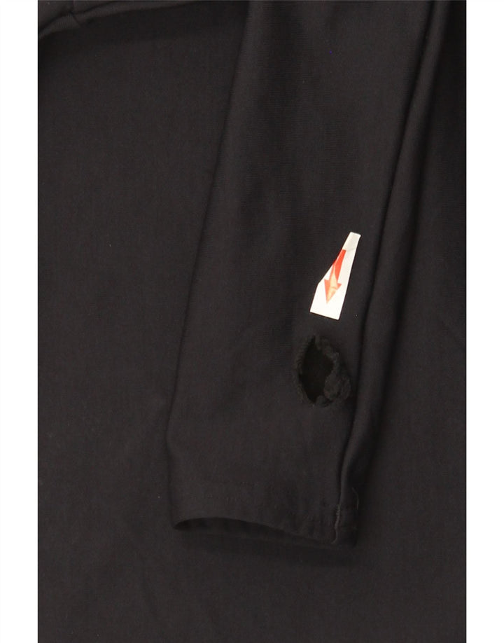 Under Armour Womens Cold Gear Top Long Sleeve UK 8 Small Black Nylon