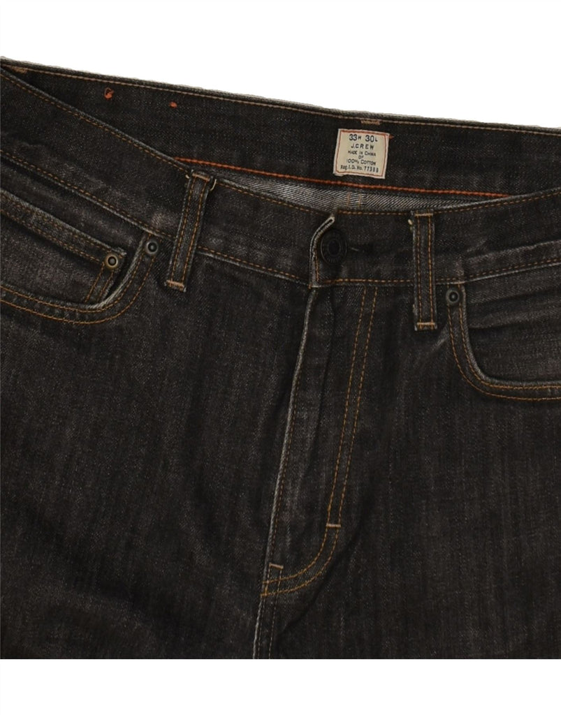 J. CREW Mens Straight Jeans W33 L30 Black Cotton | Vintage J. Crew | Thrift | Second-Hand J. Crew | Used Clothing | Messina Hembry 