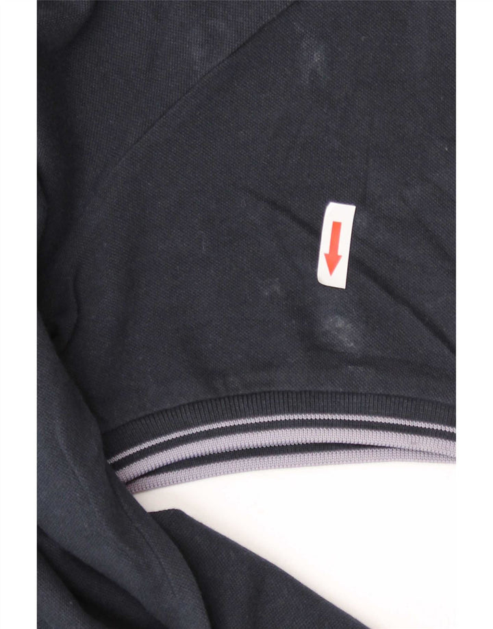 Kappa Mens Polo Shirt Medium Navy Blue Cotton