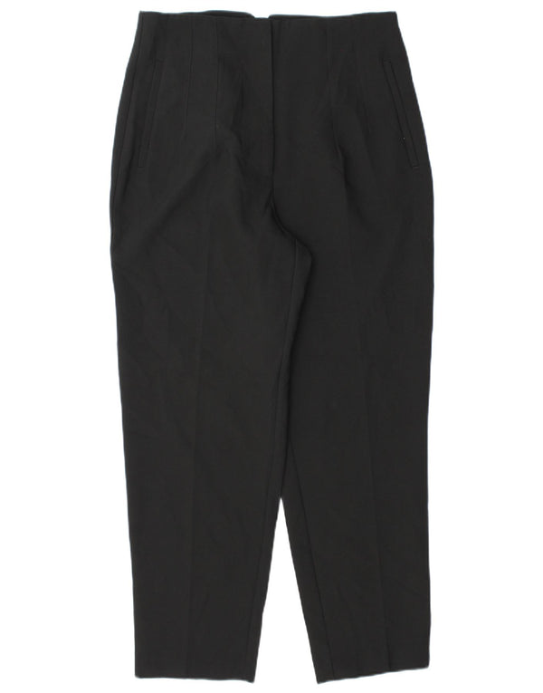 Zara Womens Tapered Chino Trousers Large W30 L26 Black Polyester