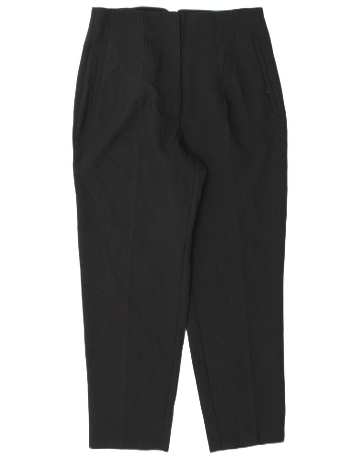 Zara Womens Tapered Chino Trousers Large W30 L26 Black Polyester