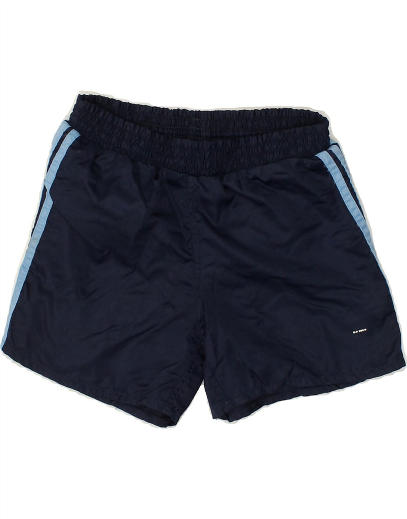 ADIDAS Boys Sport Shorts 10-11 Years Navy Blue Polyamide | Vintage Adidas | Thrift | Second-Hand Adidas | Used Clothing | Messina Hembry 