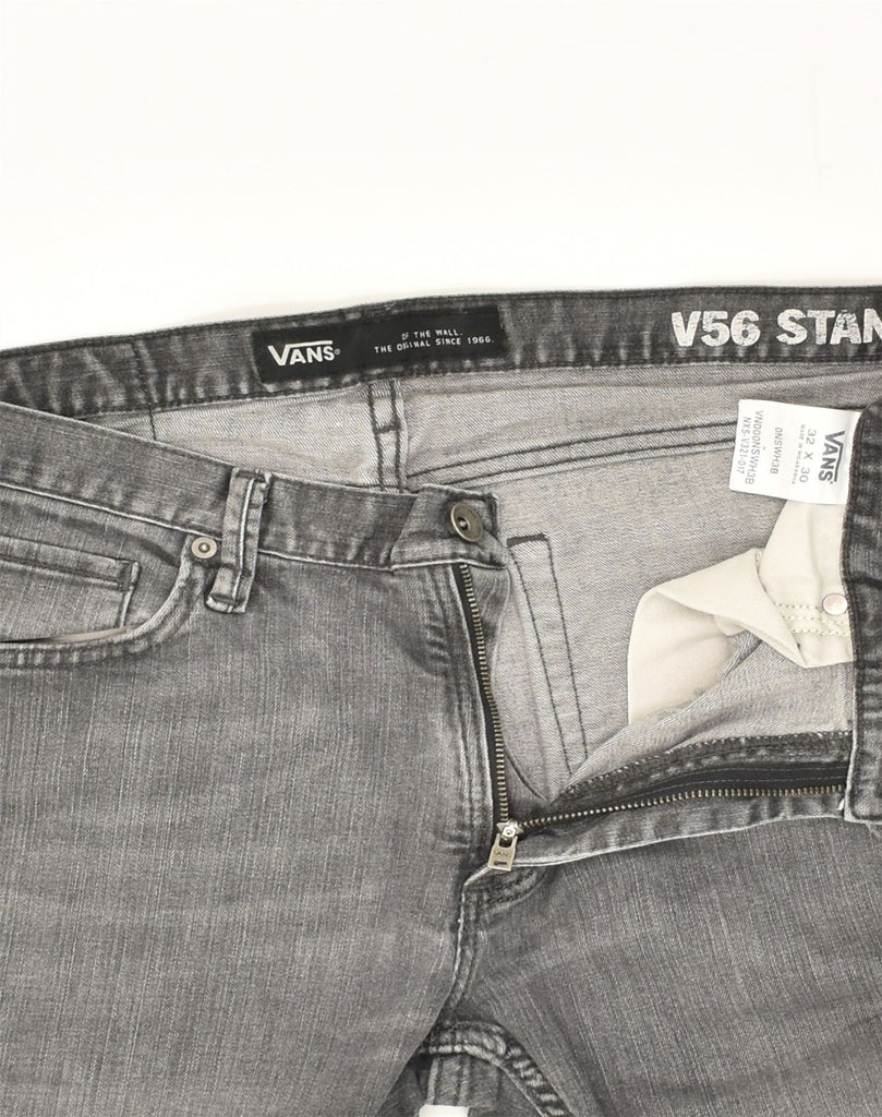 VANS Mens Slim Jeans W32 L30 Grey Cotton | Vintage Vans | Thrift | Second-Hand Vans | Used Clothing | Messina Hembry 