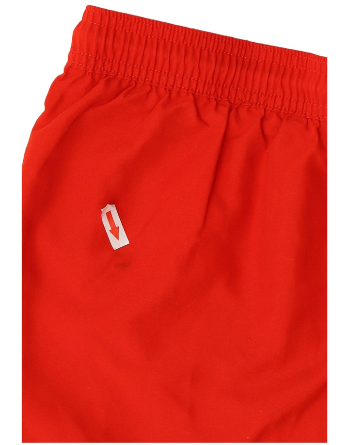 Calvin Klein Mens Graphic Swimming Shorts Small Red Polyester