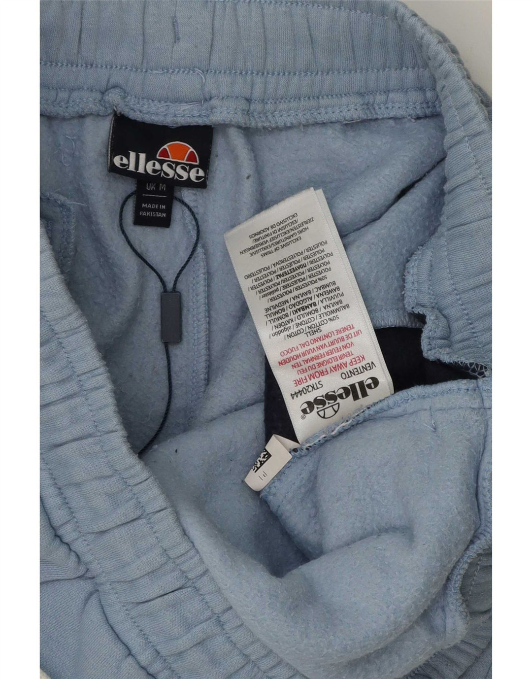 Ellesse Mens Sport Shorts Medium Blue Colourblock Cotton