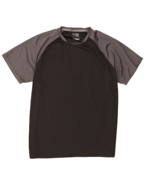 Mountain Warehouse Mens IsoCool T-Shirt Top 2XL Grey Colourblock Polyester