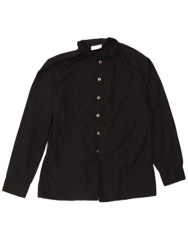 Mary Coppinger Mens Shirt Medium Black Polyester