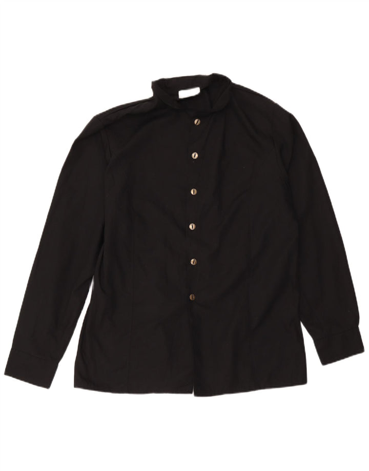 Mary Coppinger Mens Shirt Medium Black Polyester