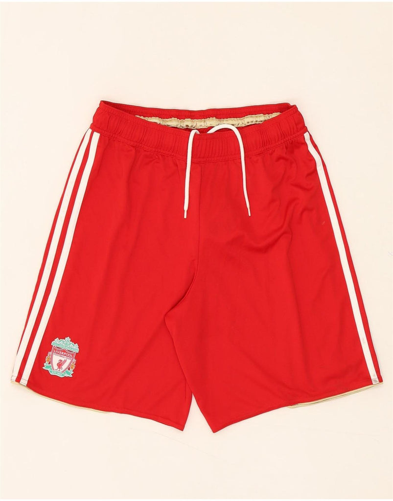 ADIDAS Mens Liverpool Sport Shorts Medium  Red Polyester Vintage Adidas and Second-Hand Adidas from Messina Hembry 
