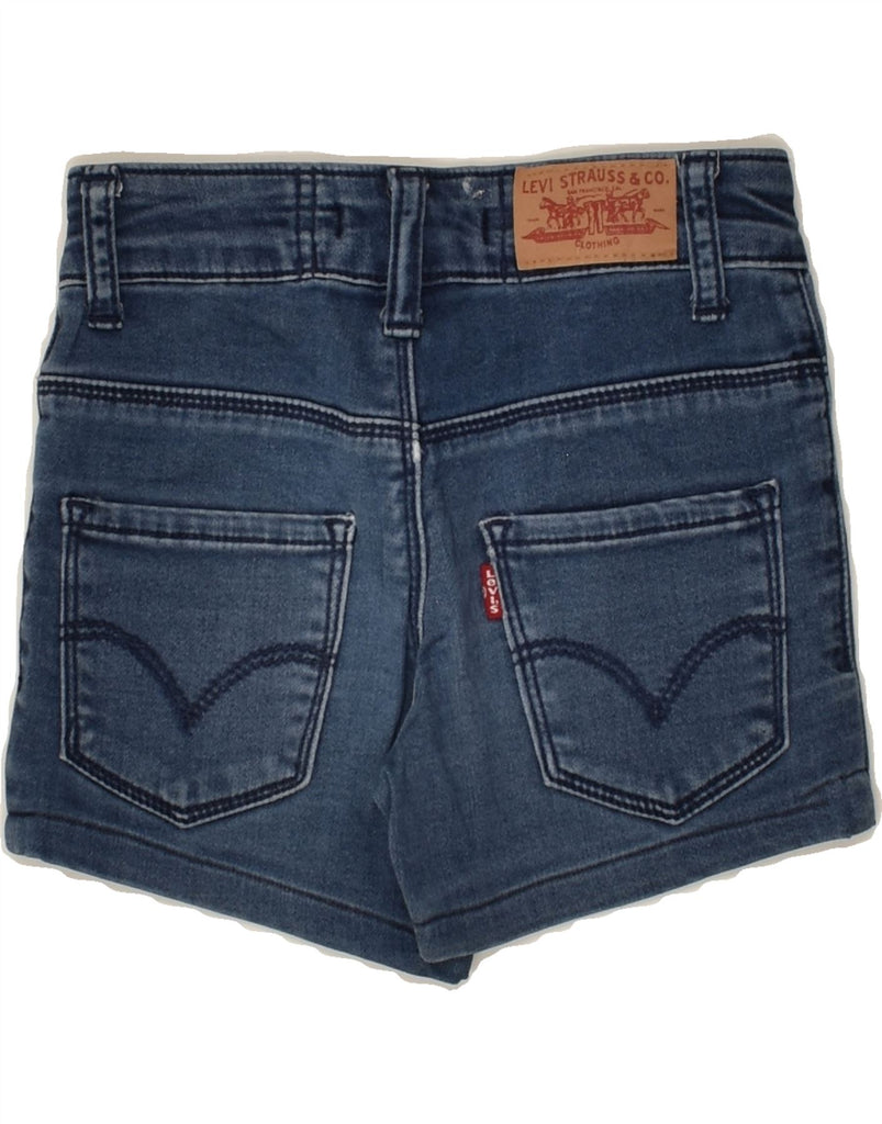 LEVI'S Girls Denim Shorts 7-8 Years W22  Blue Cotton | Vintage Levi's | Thrift | Second-Hand Levi's | Used Clothing | Messina Hembry 