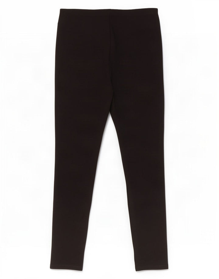 Zara Womens Crop Leggings UK 12 Medium Black