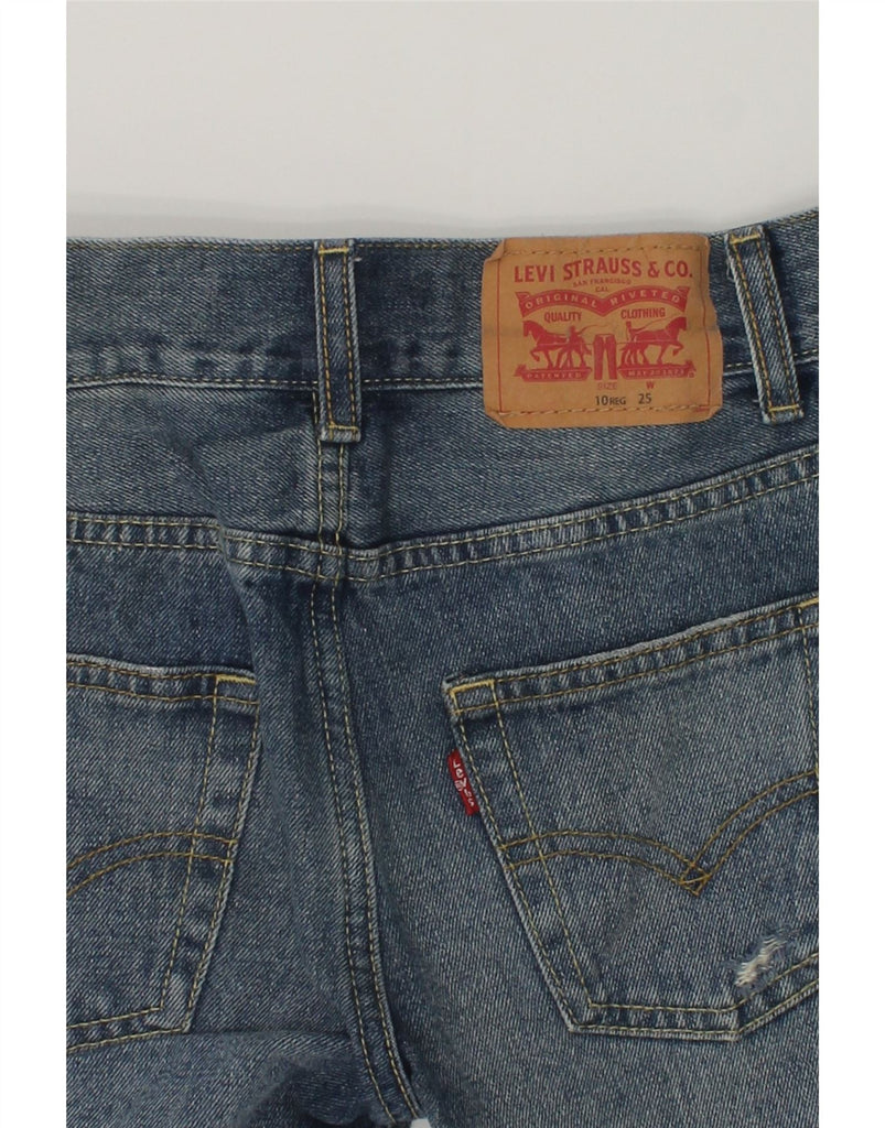 LEVI'S Boys 511 Slim Distressed Denim Shorts 9-10 Years W25  Blue Cotton | Vintage Levi's | Thrift | Second-Hand Levi's | Used Clothing | Messina Hembry 