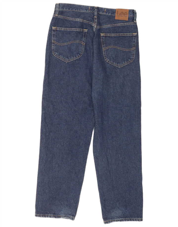 Lee Mens Relaxed Fit Straight Jeans W32 L30 Blue Cotton