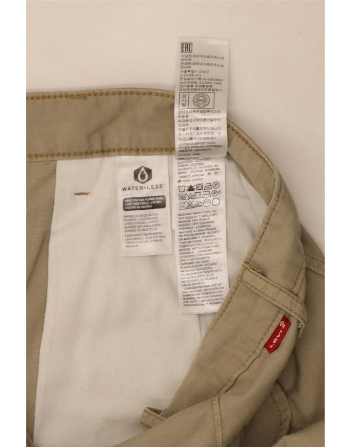 Levi's Mens Cargo Shorts W38 XL Beige Cotton