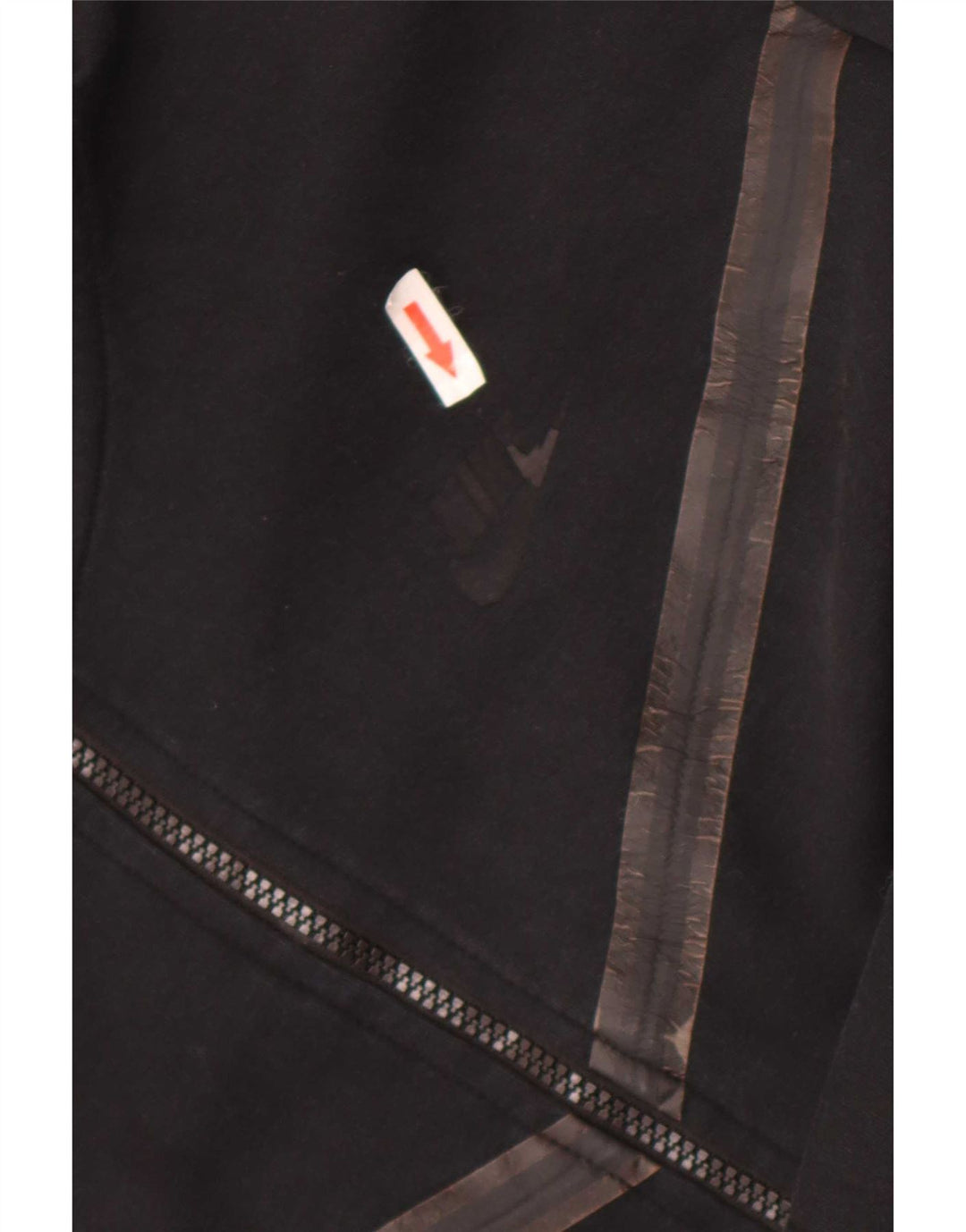 Nike Mens Zip Hoodie Sweater Large Black Cotton