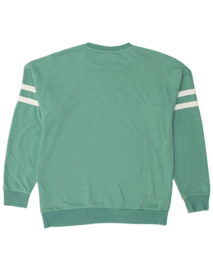FILA Mens Graphic Sweatshirt Jumper Small Green Cotton