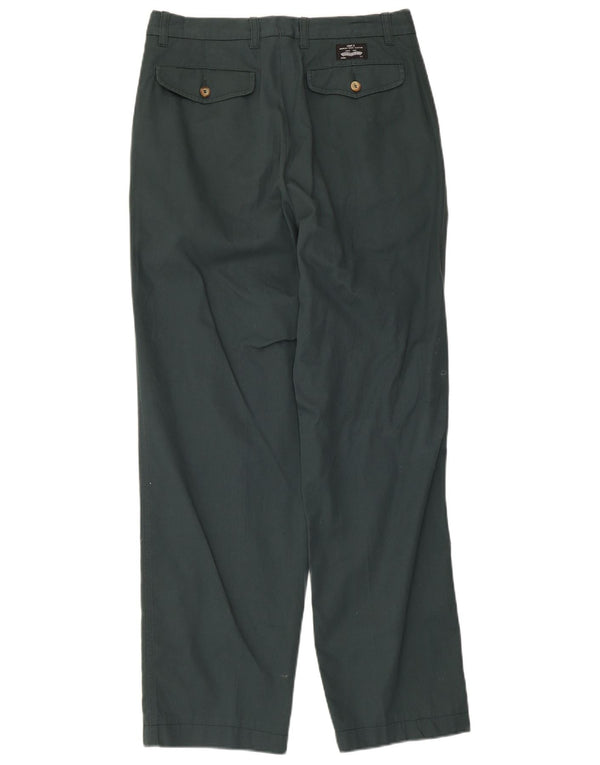 Levi's Mens Straight Chino Trousers W32 L30 Green Cotton