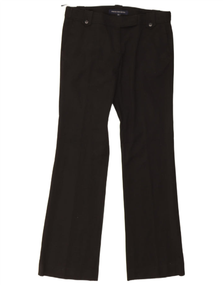French Connection Womens Straight Suit Trousers UK 12 Medium W32 L32 Black