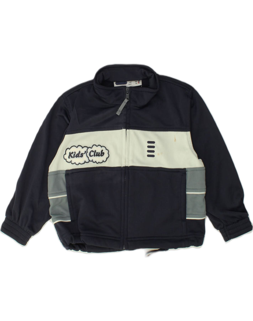 FILA Baby Boys Graphic Tracksuit Top Jacket 18-24 Months Navy Blue | Vintage Fila | Thrift | Second-Hand Fila | Used Clothing | Messina Hembry 