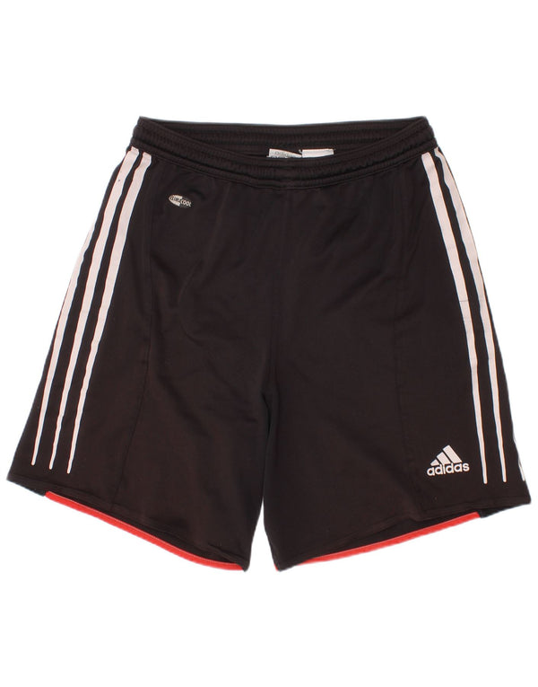 Adidas Boys Climacool Sport Shorts 11-12 Years W26 L7 Black Colourblock