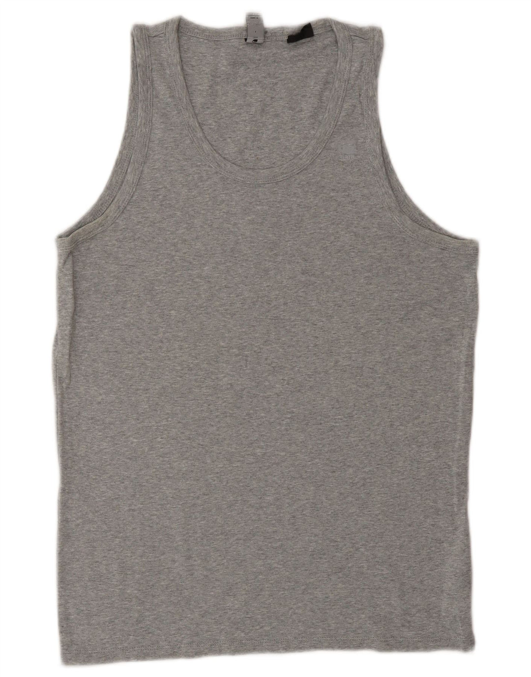 G-STAR Mens Vest Top Large Grey Cotton