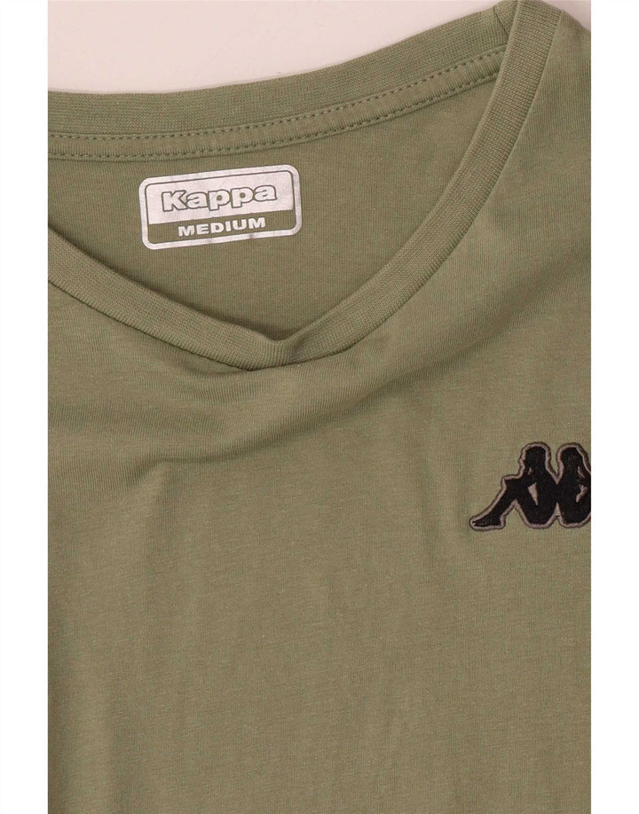 Kappa Mens T-Shirt Top Medium Green