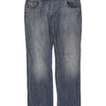 Lee Mens Knox Straight Jeans W38 L34 Blue Cotton
