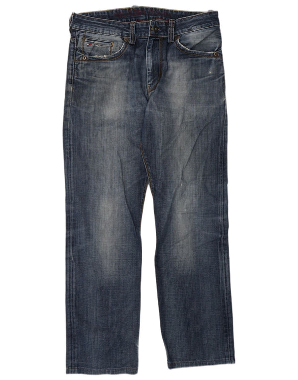 Tommy Hilfiger Mens Straight Jeans W34 L32 Blue