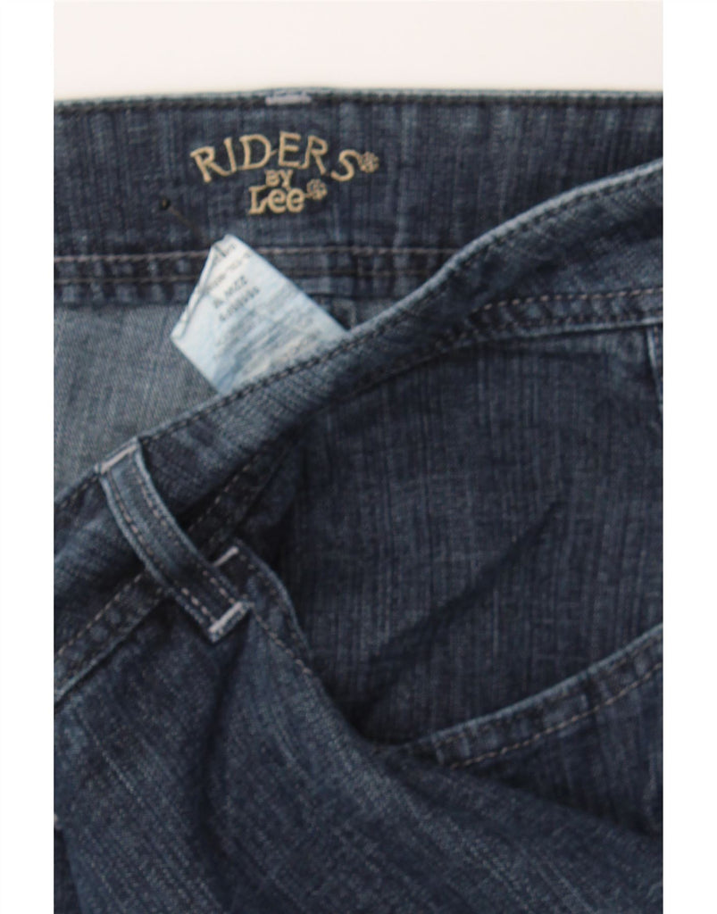 LEE Womens Riders High Waist Capri Jeans US 22 3XL W44 L20 Navy Blue Vintage Lee and Second-Hand Lee from Messina Hembry 