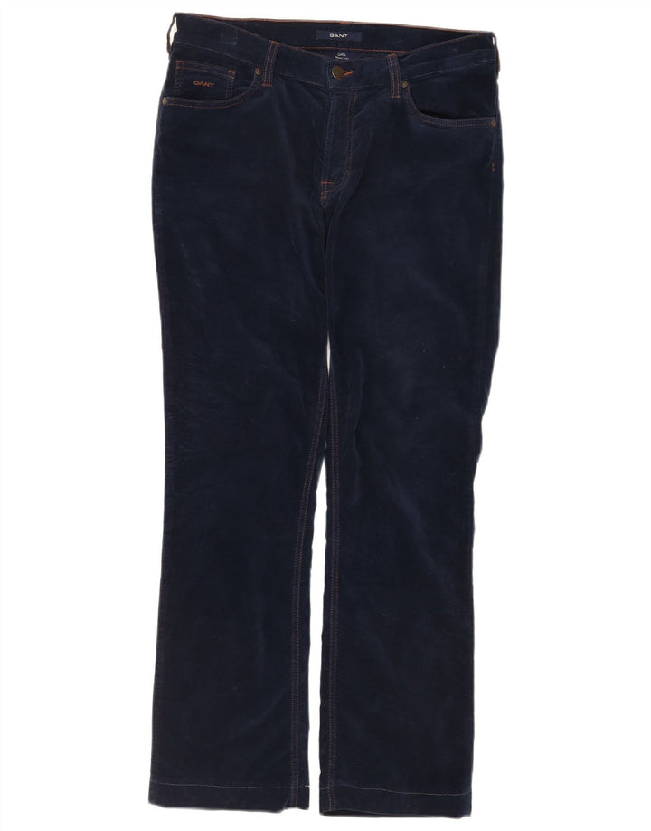 Gant Womens Carol Regular Fit Bootcut Jeans W29 L28 Navy Blue Cotton