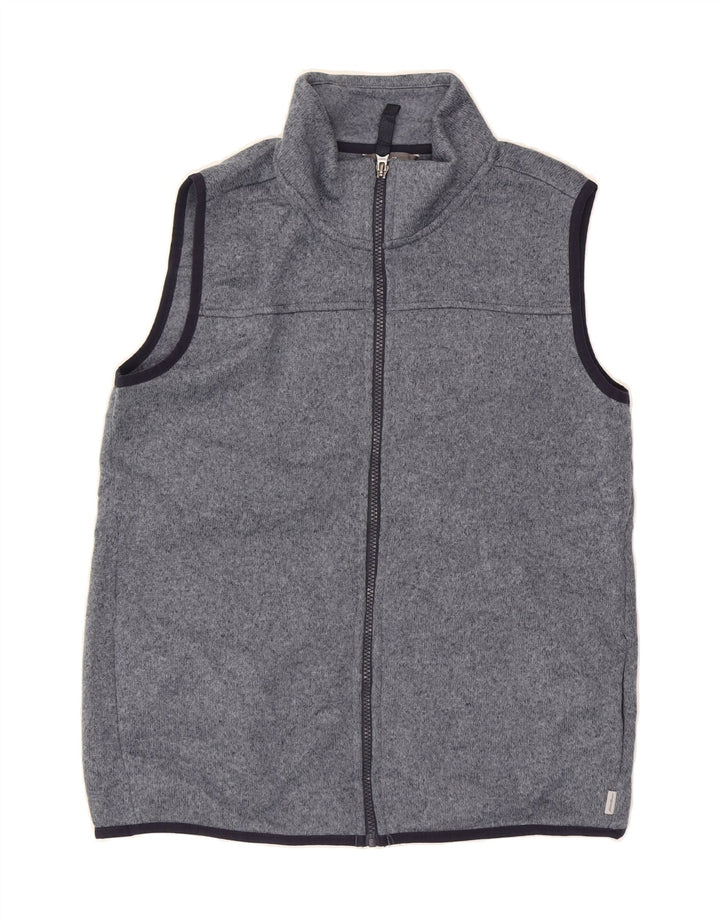 EDDIE BAUER Womens Sleeveless Tracksuit Top Jacket UK 12 Medium Grey Vintage Eddie Bauer and Second-Hand Eddie Bauer from Messina Hembry 