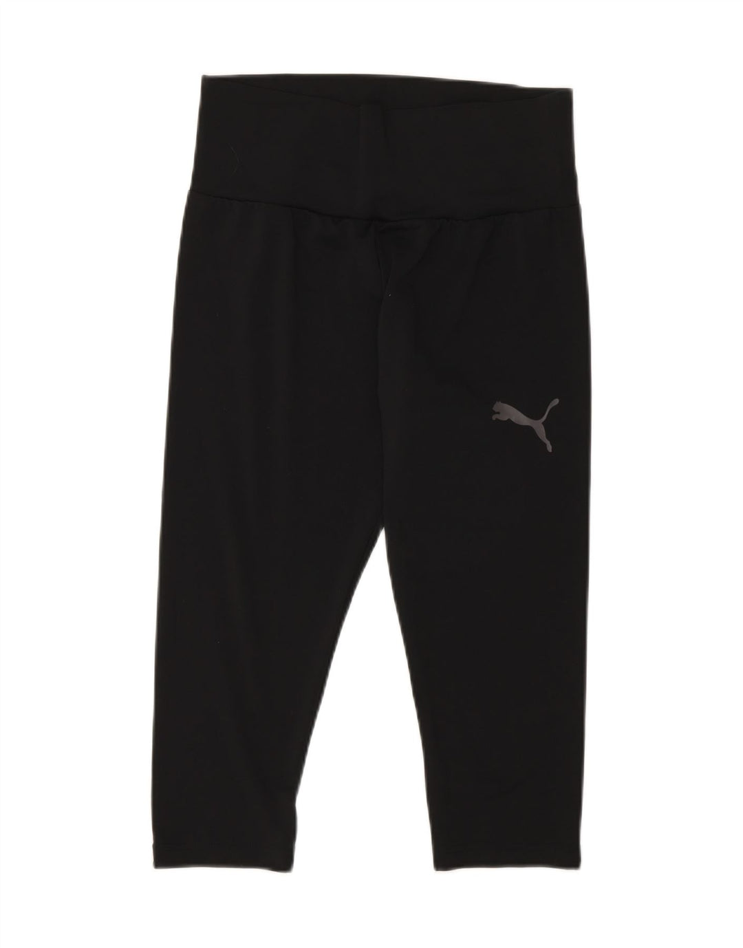 Puma Womens Capri Leggings UK 12 Medium  Black Polyester