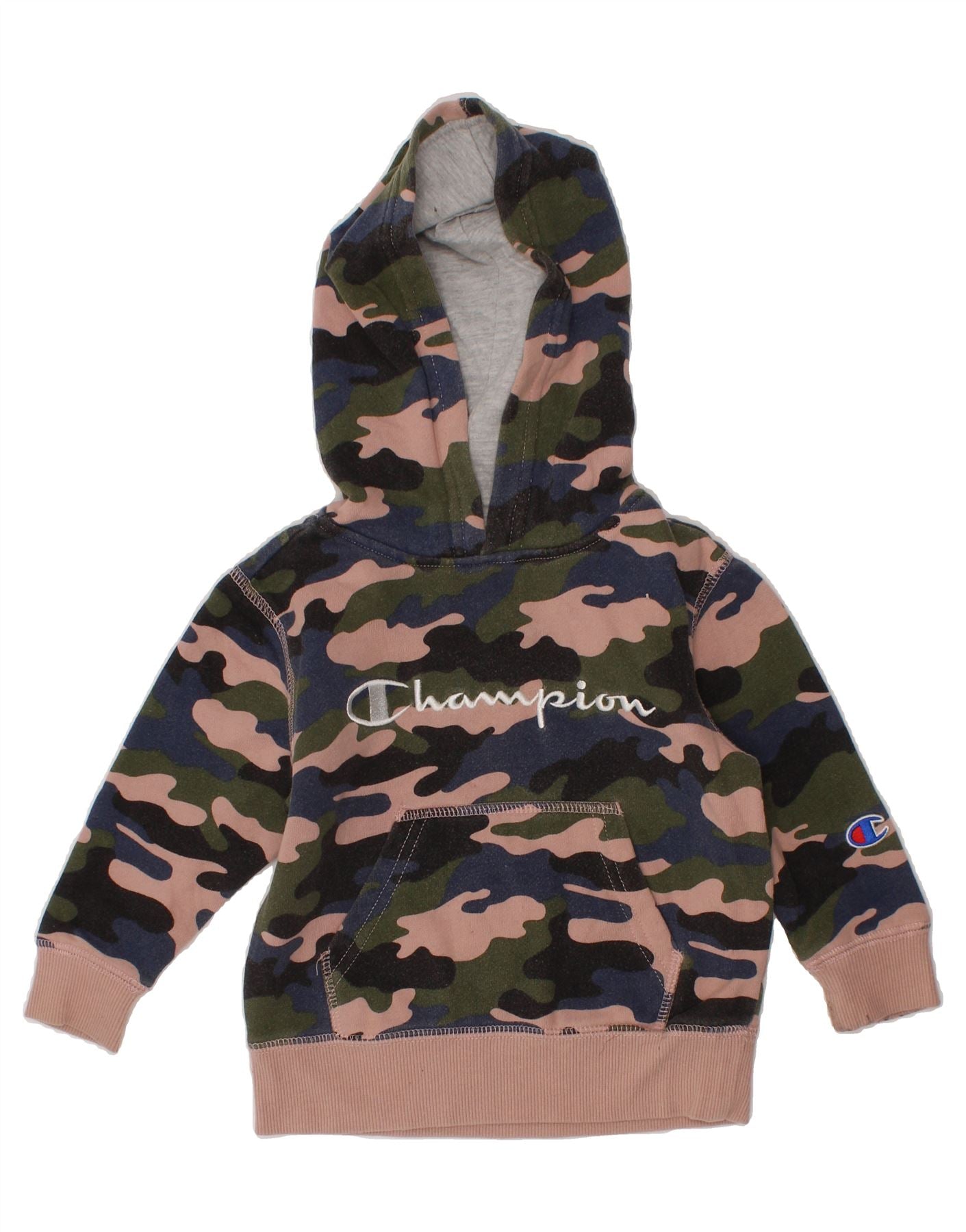 CHAMPION Baby Boys Graphic Hoodie Jumper 18-24 Months Green