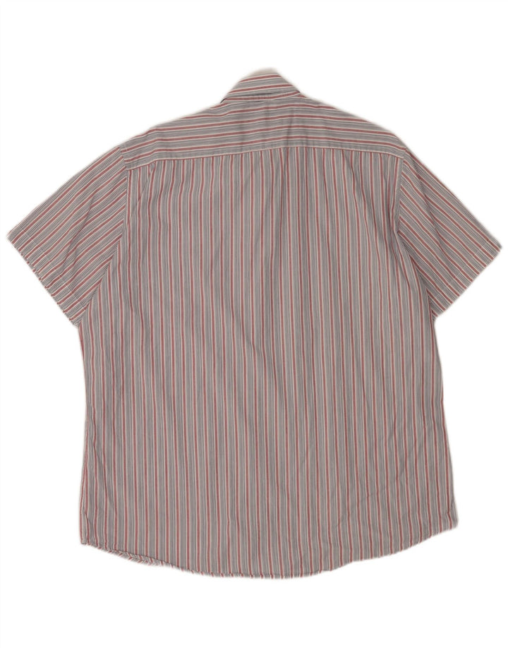 CARRERA Mens Short Sleeve Regular Fit Shirt 2XL Blue Striped