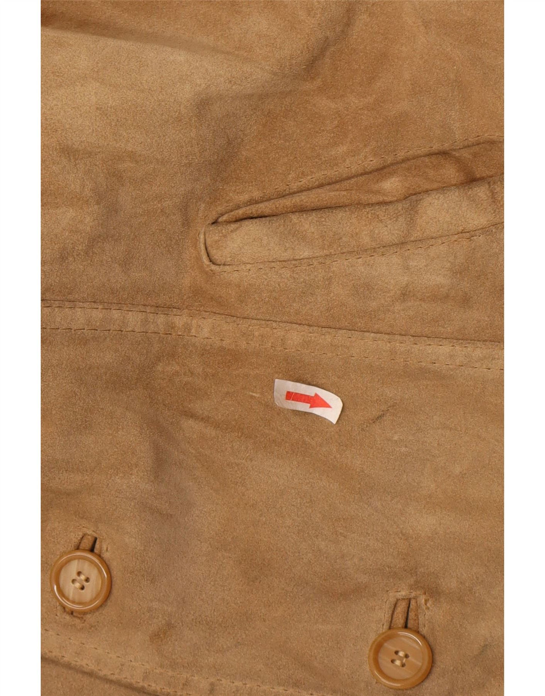 Terranova Mens Suede Jacket UK 38 Medium Beige