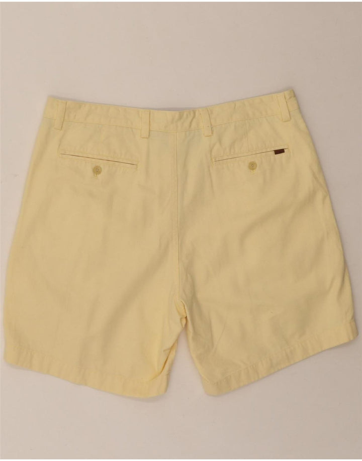 CHAPS Mens Pegged Chino Shorts W36 Large Yellow Cotton Vintage Chaps and Second-Hand Chaps from Messina Hembry 
