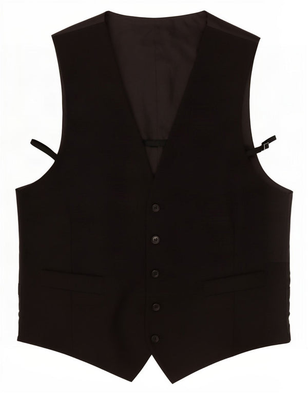 Marks & Spencer Mens Waistcoat Large Black Polyester