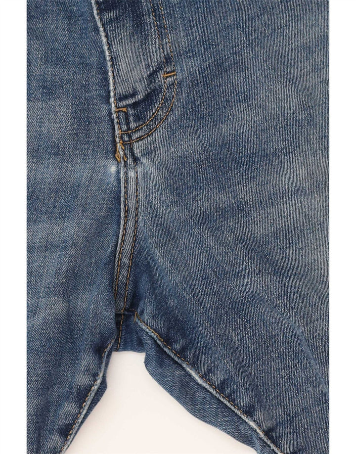 Zara Mens Denim Shorts EU 44 Large W34 Blue Cotton