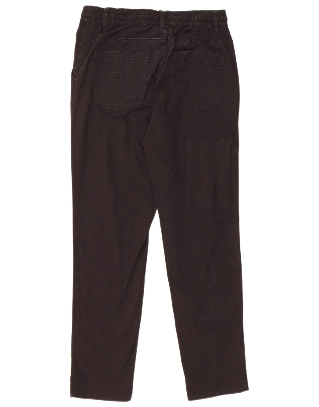 CHAMPION Mens Tapered Casual Trousers Small  Black Check Cotton