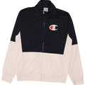 Champion Mens Graphic Tracksuit Top Jacket Medium Navy Blue Colourblock