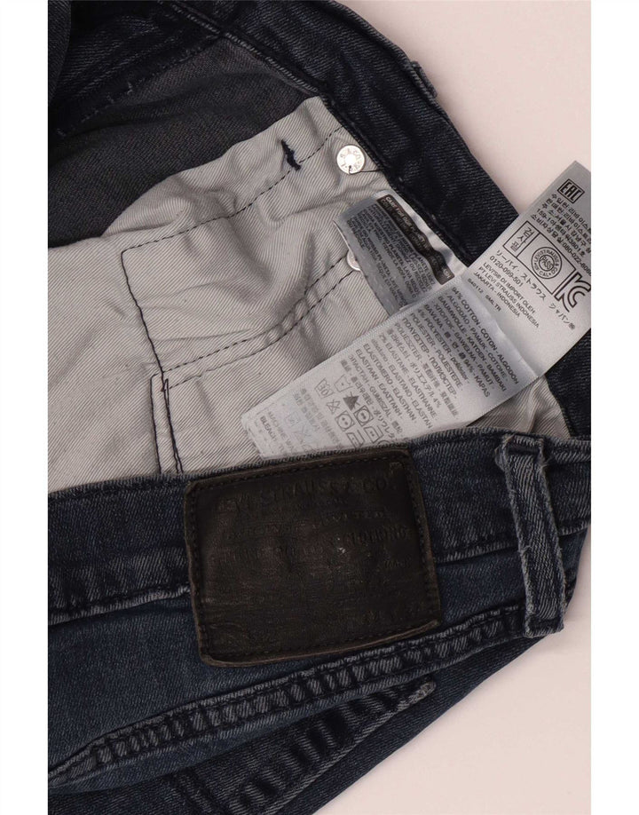 Levi's Mens 512 Slim Jeans W34 L34 Blue Cotton